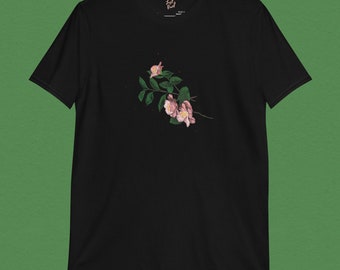 Botanical Flowers Illustration Short-Sleeve Unisex T-Shirt