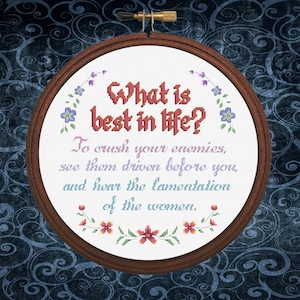 Conan The Barbarian Cross Stitch Pattern