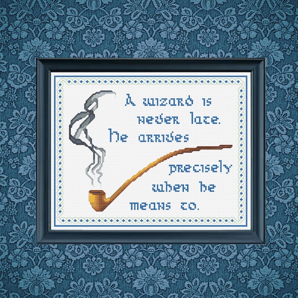 Gandalf - Lord of The Rings Cross Stitch Pattern