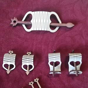 Digital file for Cupids Arrow, Living Hinge jewelery.