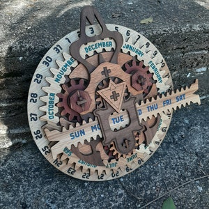 Digital files for Perpetual Spite, a hateful cogwork calendar