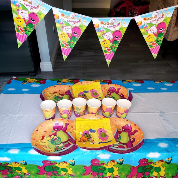 Barney And Friends Birthday Theme Party Supplies Decoration Etsy