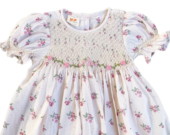 Ethereal Blossoms Smocked Dress
