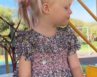 Gorgeous blossom smocked dress