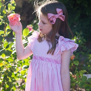 Candy Stripe Smocked Dress