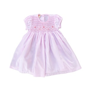 Pale Pink Smocked Dress
