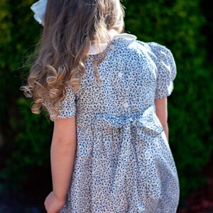 Coral Breeze Hand-Smocked Cotton Dress