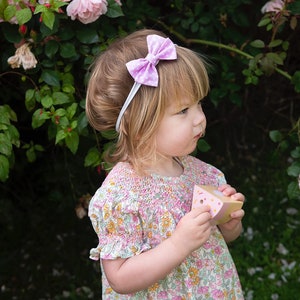 Pastel Floral Smocked Dress