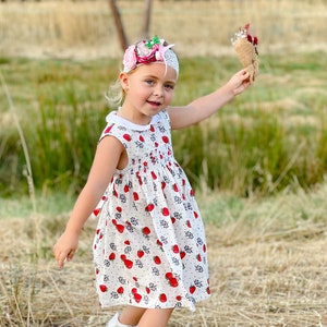 Strawberry Smocked Dress