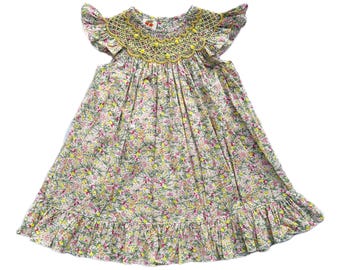 Golden Orchard Smocked Dress