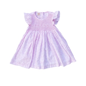 Pink Daisy Smocked Dress