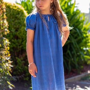 Imperial Blue Smocked Dress
