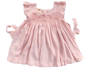 Pink Sand Smocked Dress