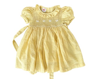 Sunflower Breeze Smocked Dress