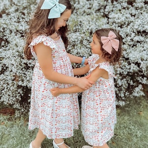 Joyful Floral Smocked Dress