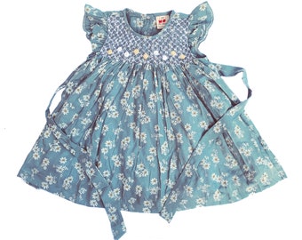 Daisy Elegant Hand Smocked Dress