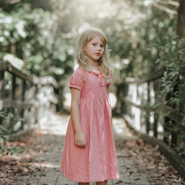 Rosewood classic smocked dress