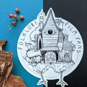 Baba Yaga&#39;s Hut sticker - Folklore Film Fans