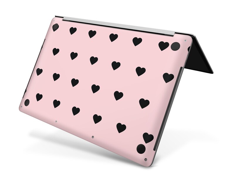 MacBook Skin Heart Pattern MacBook Pro 16 skin Macbook Decal Laptop Skin Pink Hearts MacBook Pro Decal MacBook Air Decal Skin 025