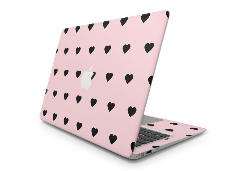 MacBook Skin Heart Pattern MacBook Pro 16 skin Macbook Decal Laptop Skin Pink Hearts MacBook Pro Decal MacBook Air Decal Skin 025