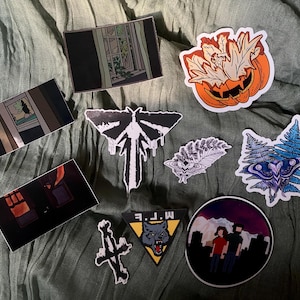 The Last of Us inspired Stickers and temporary tattoos