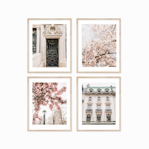 NYC Spring Set of 4 Prints, Gallery Wall Set New York City