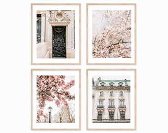 NYC Spring Set of 4 Prints, Gallery Wall Set New York City
