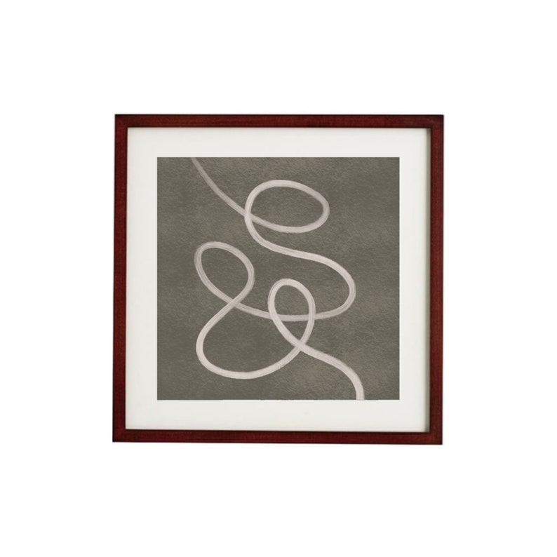 Digital Download Textured Line Art Print