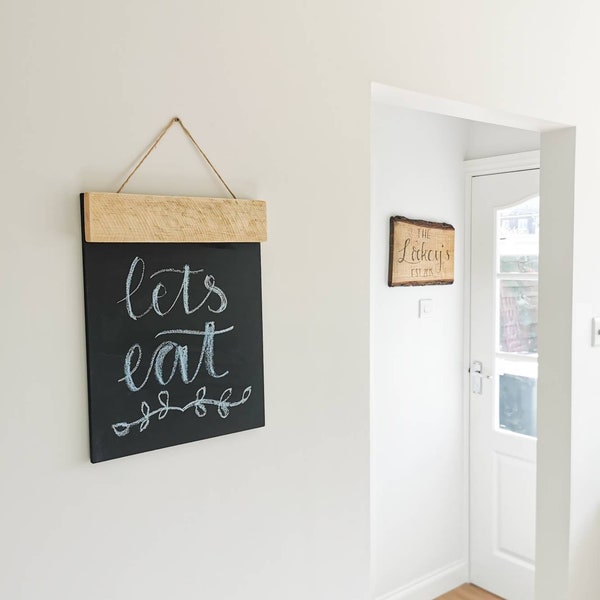 Wooden chalk board, kitchen todos, lists, small chalkboard, Rustic decor, kids chalkboards, office boards, visual planner