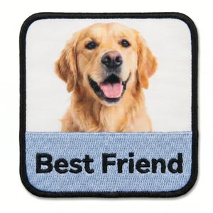 Custom Photo Patch: Embroidered, Vivid Colors, Easy Apply