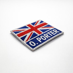 Personalized Embroidered United Kingdom Flag Patch: Custom Iron-On image 5