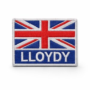 Personalized Embroidered United Kingdom Flag Patch: Custom Iron-On image 4