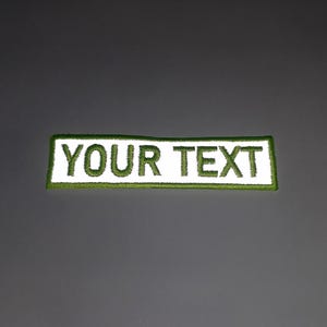 反射パッチ：アウトドア用アイロン接着式刺繍ネームバッジ（英国製） 画像 10