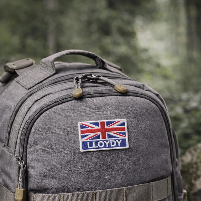 Personalized Embroidered United Kingdom Flag Patch: Custom Iron-On image 7