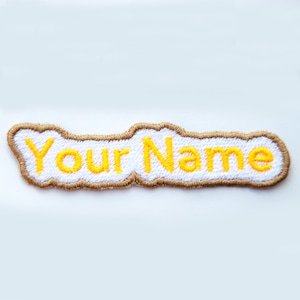 Personalised Embroidered patch, custom patch, embroidery