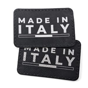 Individuell gravierte Lederpatches: Personalisierte Logoetiketten