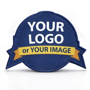 Il tuo logo, toppa stampata, toppa ricamata personalizzata, toppe in tessuto con stampa a tintura