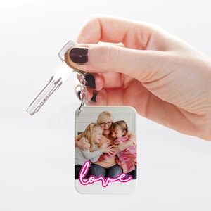 Personalized Photo Keyring - Custom Music Theme Keychain, Ideal Gift for Boyfriend & Girlfriend, Birthday, Wedding, Christmas