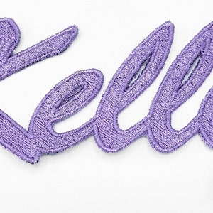 Personalized Name Patch, Single Name Patch, Name Applique, Embroidered Name