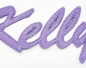 Personalized Name Patch, Single Name Patch, Name Applique, Embroidered Name