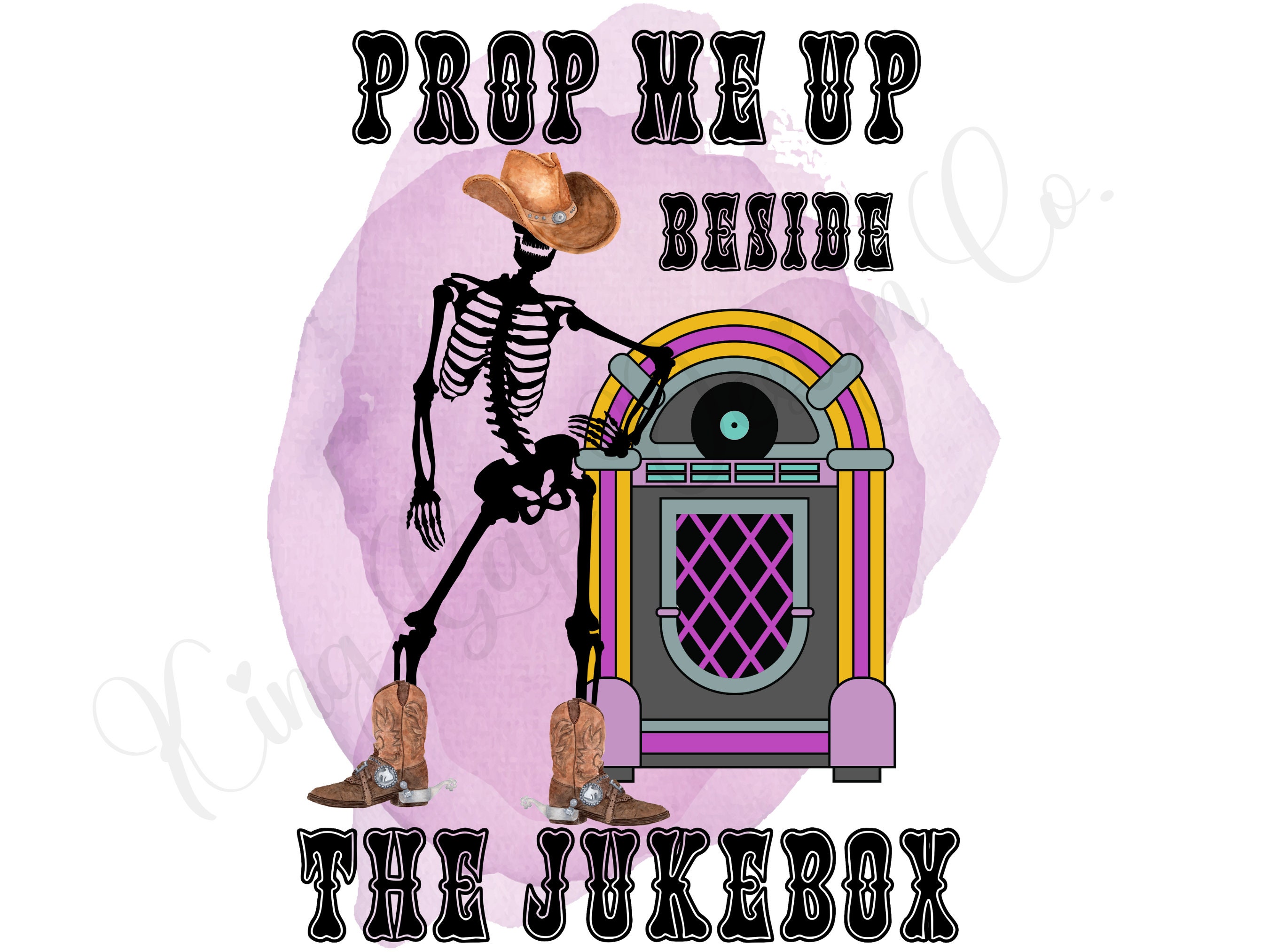 Prop Me up Beside the Juke Box Joe Diffie Tshirt PNG Honky Tonk