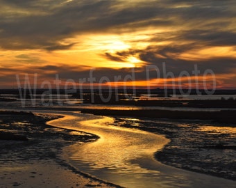 Sunset at Forsythe National Wildlife Refuge