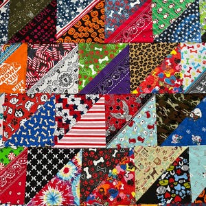 Geheugenquilt hondenbandana