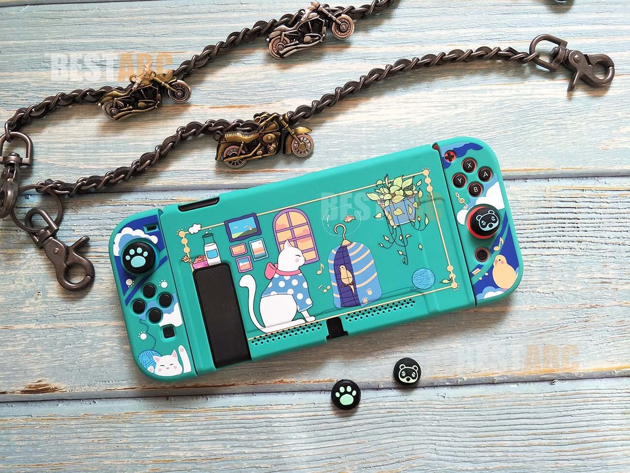 Dockable Nintendo Switch Case,kitty Hard Protective Case for Nintendo ...