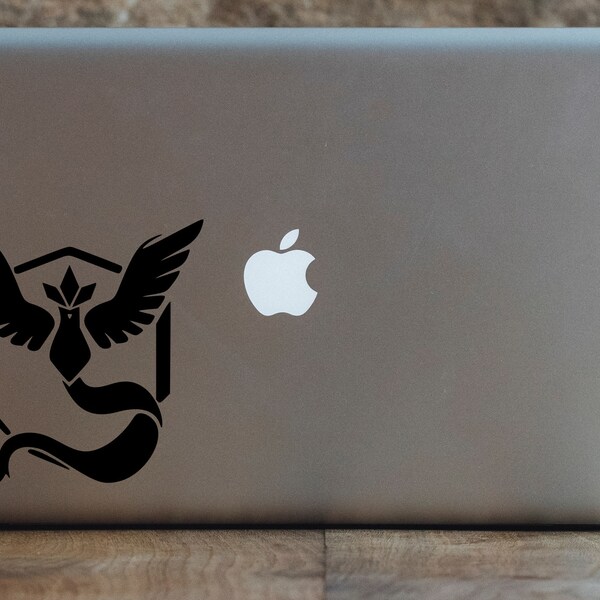 Team Mystic Vinyl Decal | Pokemon Go Decal | Team Instinct | Team Valor | Pokemon | Articuno | Macbook Laptop Vinyl Stickers