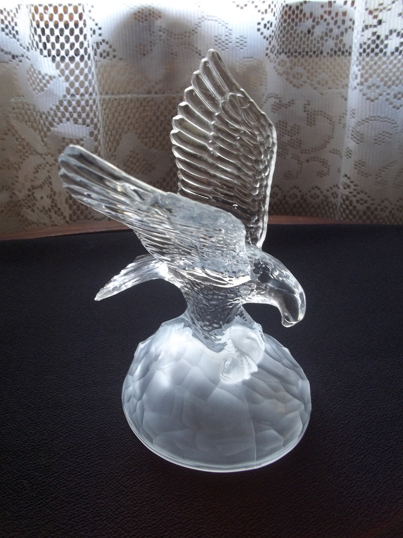 Lead Crystal Hunting Eagle Figurine Cristal D'Arques Etsy