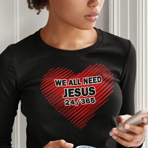 Custom Digital File -We All Need Jesus  (PNG-SVG-Free Mockup) #getpressed Digital Download | Instant Download