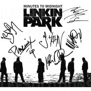 LINKIN PARK - Minutes To Midnight - Diseño de banda de rock clásico/Descarga digital - png - stv - dtf - sublimación - #jleesolutions #getpressed #bootleg
