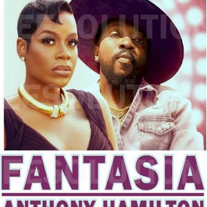 Anthony Hamilton/Fantasia Soulful Queen / King of R&B - PNG - téléchargement numérique personnalisé #getpressed #jleesolutions