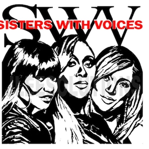 Arquivo Digital Personalizado SWV Sisters With Voices (PNG-SVG) Mockup Gratuito | Download Digital | Download Instantâneo